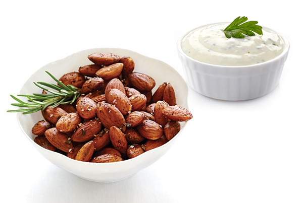Sour Cream Grilled Almonds